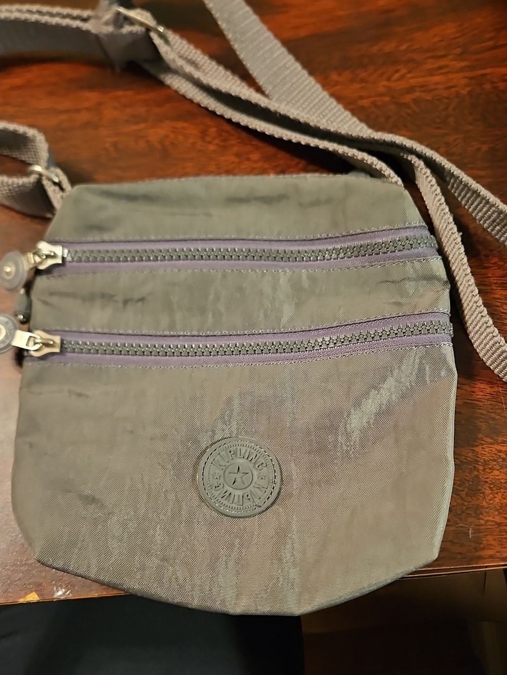 Kipling Small Nylon Crossbody Bag in Green